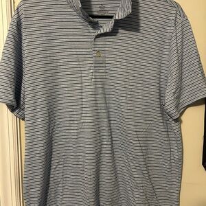 Sonoma Men's Polo Shirt - Gray Stripes